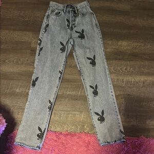Pacsun playboy by pacsun eco bunny dad jeans